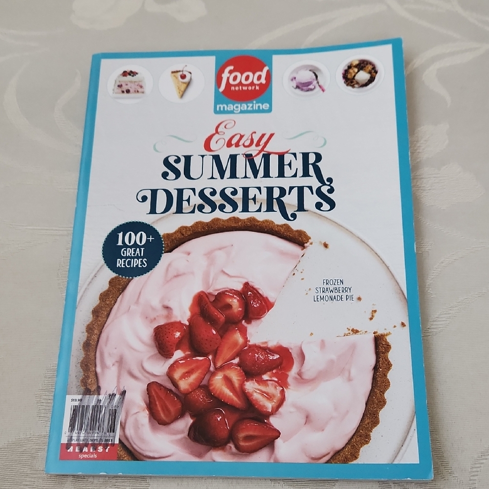 4/$15 Food Network Magazine - Easy Summer Desserts 9/23